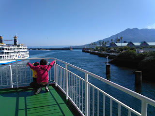 Deck of ferry