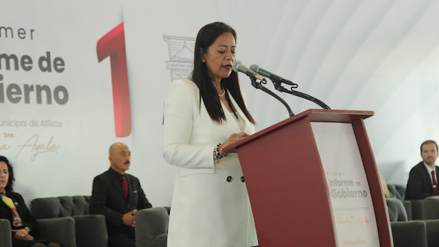 Ariadna Ayala rinde 1er Informe de Gobierno ante miles de atlixquenses