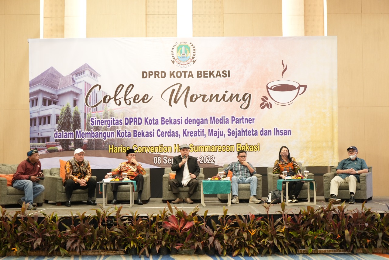 Coffe Morning DPRD Kota Bekasi dan Insan Pers