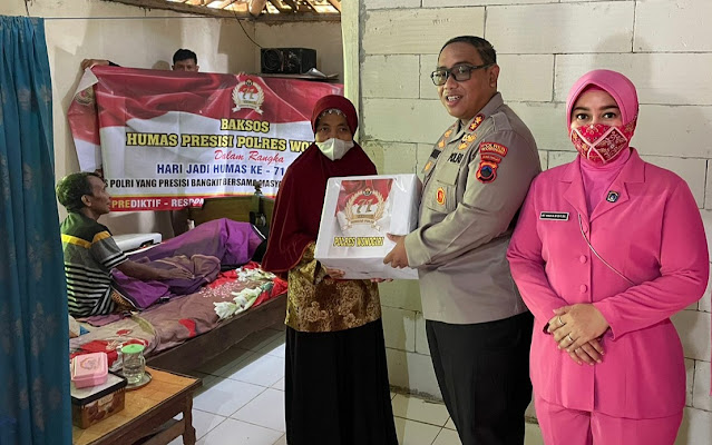 Gelar Baksos dalam Rangka HUT Humas Polri ke-71, Ini Sasaran Polres Wonogiri