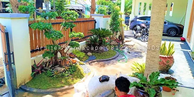 Jasa Tukang taman depan rumah dan pembuatan taman murah