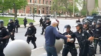 buffalo police pushed old elderly man