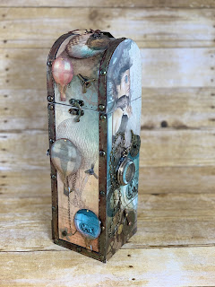 Steampunk Wine Gift Box by Jason Duigou of Duigou Designs
