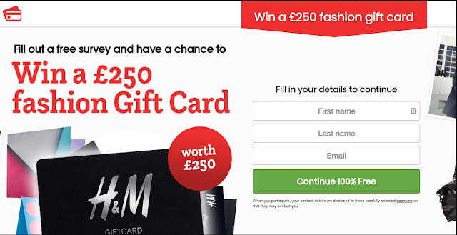  Win £250 Fashion Giftcard (UK Only)