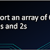 Sort an array of 0s, 1s and 2s