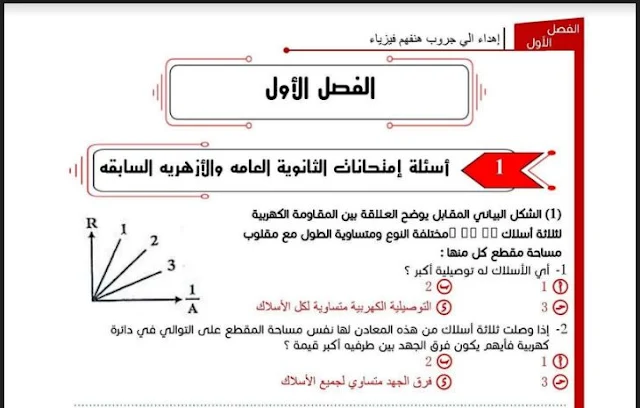 مراجعة نهائية فيزياء على الفصل الاول للصف الثالث الثانوى 2023  للاستاذ يحيى محمد عبدالسلام