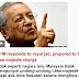 MALAYSIA TIADA UNDANG-UNDANG LÈSE-MAJESTÉ (MENDERHAKA KEPADA RAJA) KALAU DI THAILAND MUNGKIN MAHATHIR SUDAH TIDAK DAPAT MELIHAT DUNIA.