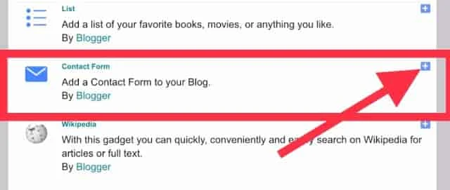 How To Add Stylish Contact Form Widget On the Blogger Blog