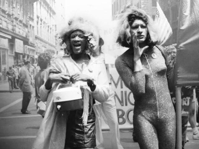 Marsha P Hunt and Sylvia Rivera (from Netflix: 'The Death and Life of Marsha P. Johnson' ) 