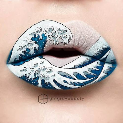 Tattoo-Inspired Lip Art And More By Andrea Reed