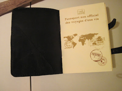 Carnet cuir passeport de voyage Cuir Colibri