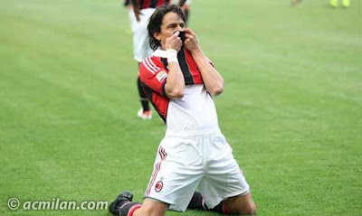 Foto  Selebrasi Gol Terakhir dan Perpisahan Inzaghi Untuk Milan