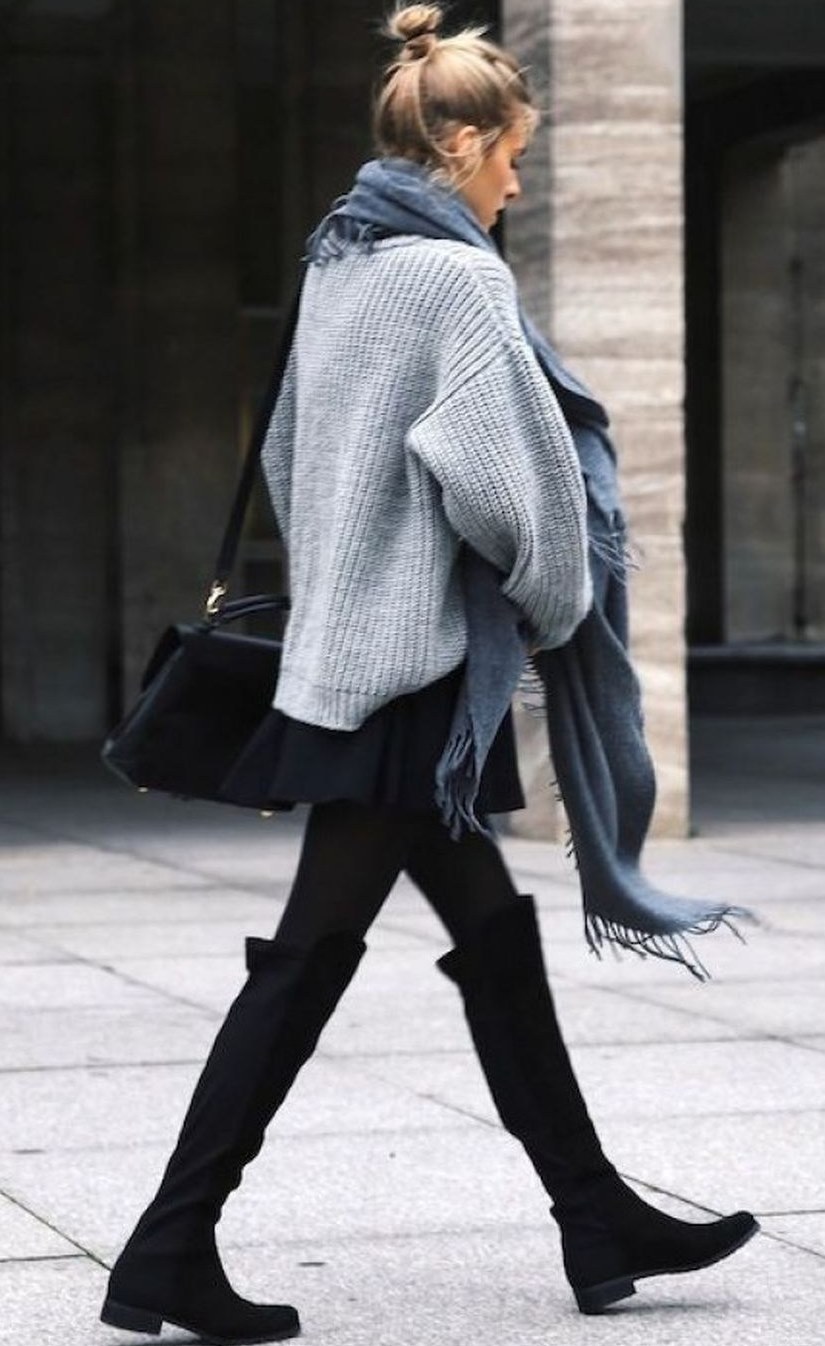 A Casual Way To Style Over-The-Knee Boots