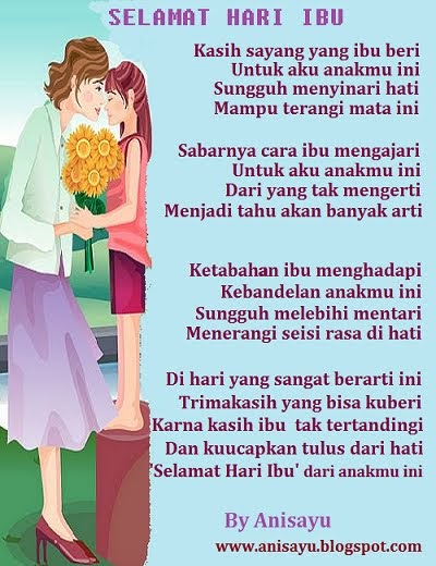 PUISI CINTA BY ANISAYU: Selamat Hari Ibu