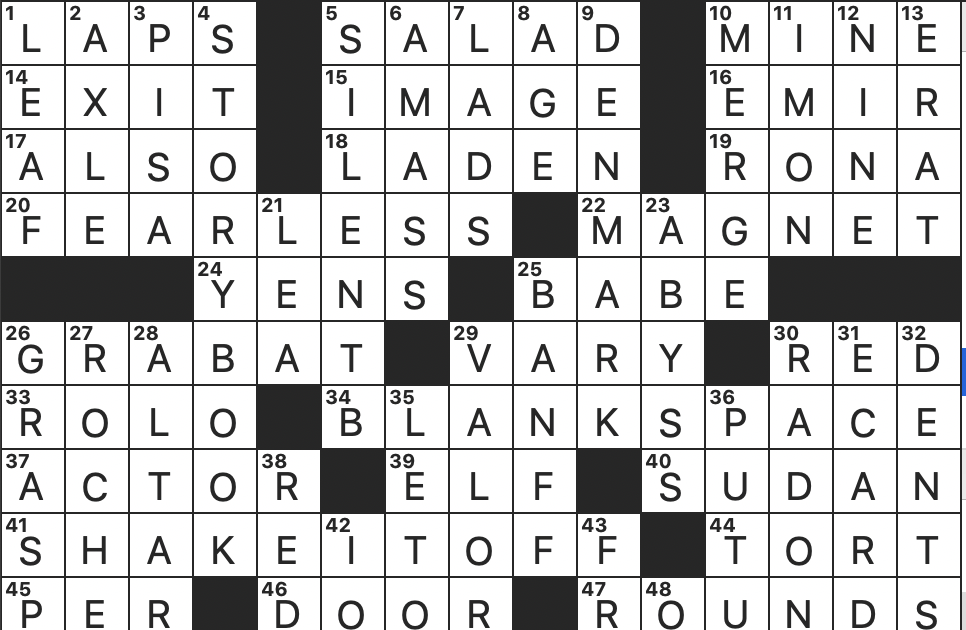Rex Parker Does the NYT Crossword Puzzle: Hoopster's mantra / SAT 2-27-21 /  Renato's wife in Verdi's Un Ballo in Maschera / Actress  star Condor  / Trope seen in rom-coms /