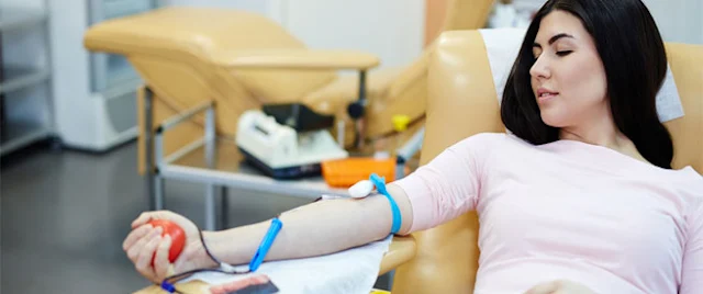 ماذا يحدث للجسم بعد التبرع بالدم ؟