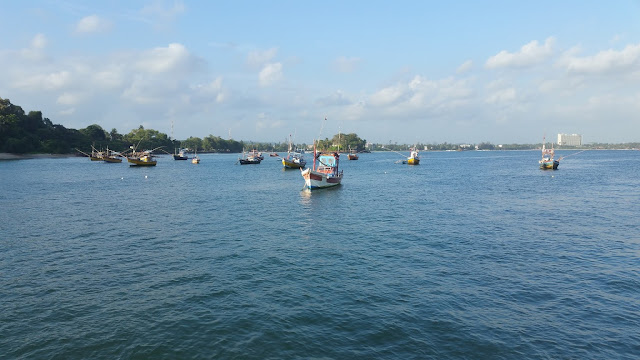 Fish boats scattered around Jetty