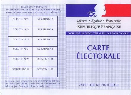 Inscription sur les listes électorales