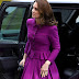 Kate Middleton in Purple Dress at Royal Opera House in London