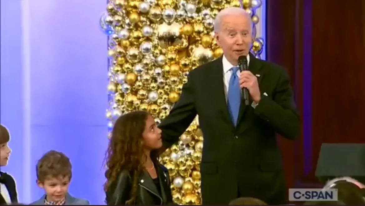 Joe Biden Can’t Keep His Paws Off Little Girl at White House Hanukkah Ceremony (VIDEO)