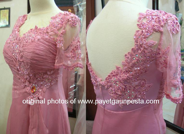 Payet Gaun Pesta Desain Baju Pesta Kebaya Modern dan 