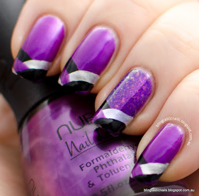 Nubar Pasadena Purple Fishtail Mani