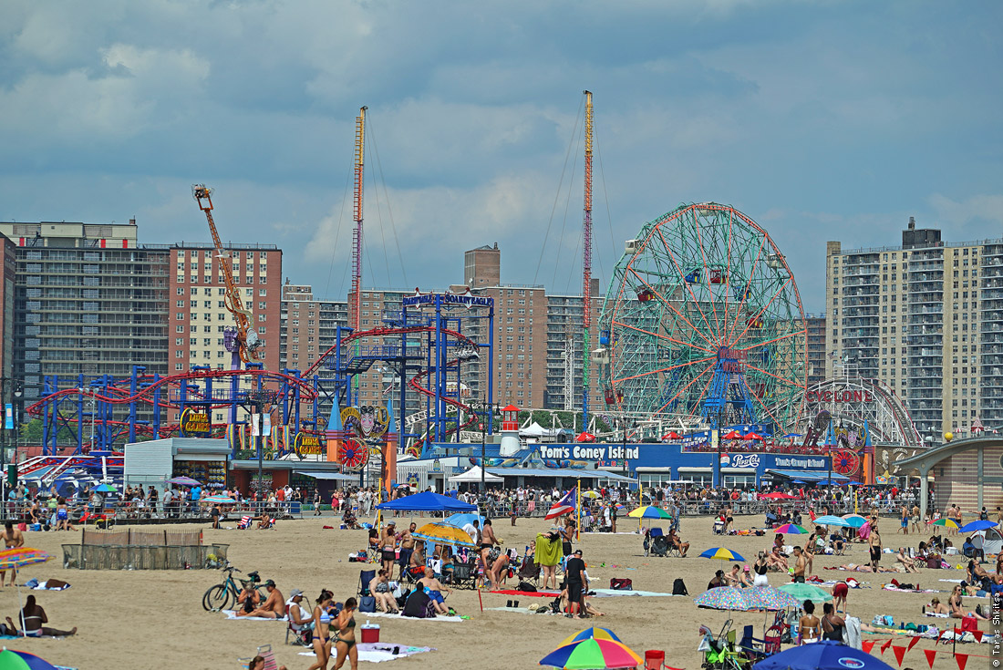 Coney Island Beach. New York