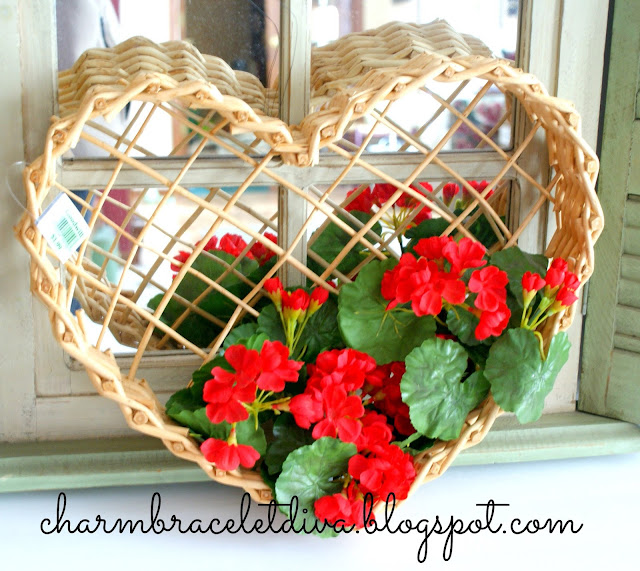 Goodwill heart shaped basket