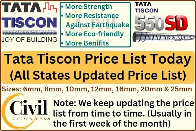 Tata Tiscon Price List Today 2024 (Updated List for All States)