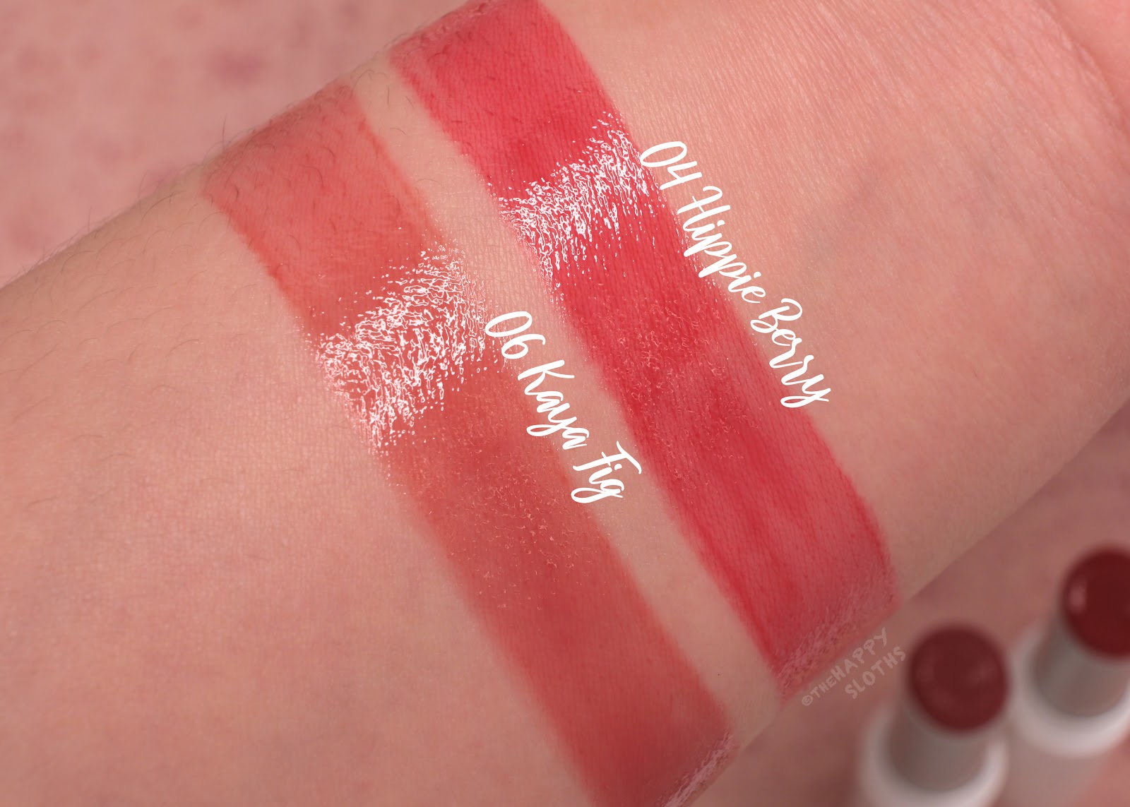 Romand | Glasting Melting Balm in "04 Hippie Berry" & "06 Kaya Fig": Review and Swatches