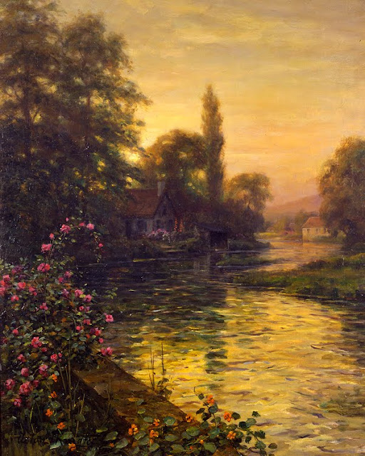 Landscape Painting by Louis Aston Knight American Artist