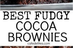 Best Fudgy Cocoa Brownies