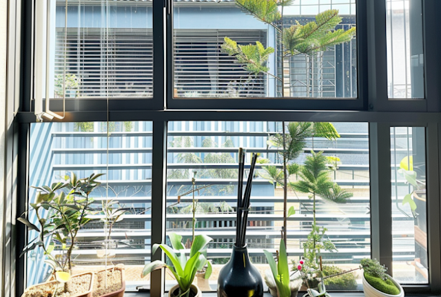 為了不要浪費陽台這塊空間，有些人會把陽台敞開的開口，做個鐵柵欄封起來，上面擺滿盆栽，或拿來當曬衣服的空間。