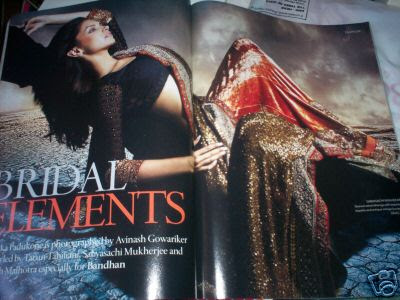 Deepika Padukone Scans and photoshoot in Indian traditional Dress from Bandhan Magazine_unseen