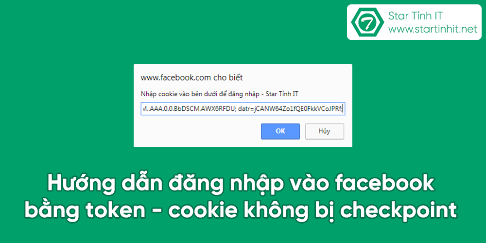 Hướng dẫn đăng nhập vào facebook bằng token - cookie không bị checkpoint