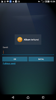 APLIKASI ALBUM XPERIA YANG DIKUNCI ANTI THEFT