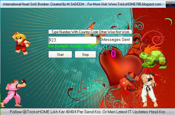  Free Download International Heart Sms Bomber Working All Our The World 