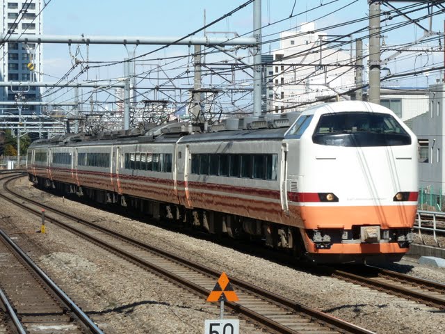特急　きぬがわ5号鬼怒川温泉行き　きぬがわ4号新宿行き　485系　廃止