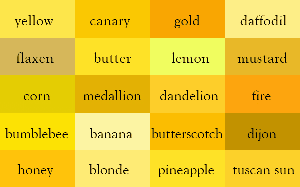 These 240 Color Names Make The Best