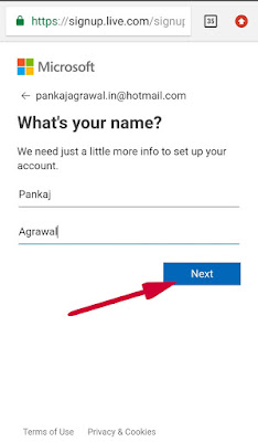 mobile se hotmail id kaise banaye