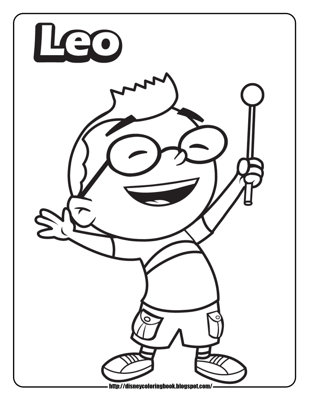 Disney Coloring Pages and Sheets for Kids: Little Einsteins 1: Free 