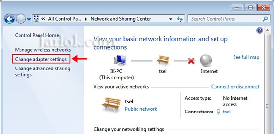 Network Sharing Center