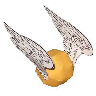 Golden Snitch Papercraft