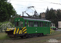 Wagon techniczny, pług odśnieżny, MPK Kraków