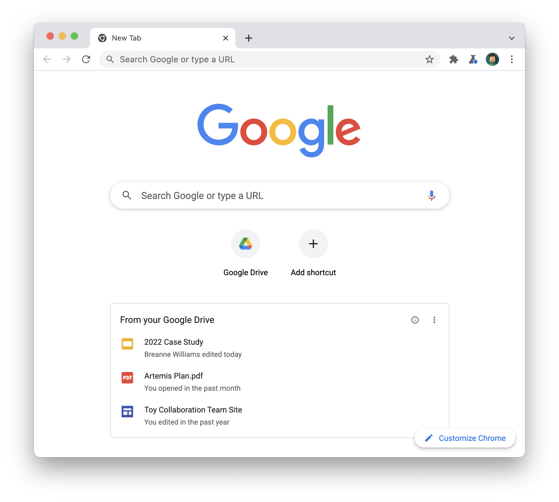 Google Workspace Updates: Quickly access Google Drive files in Chrome  browser