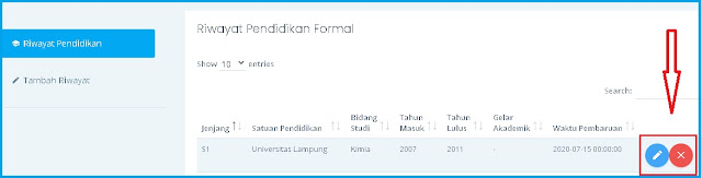 Cara input riwayat pendidikan GTK terbaru 2021