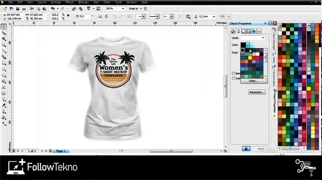 Cara Mendesain Baju di Laptop