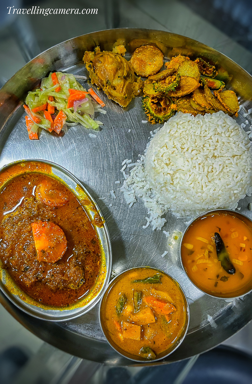 Last time our sister had visited the cafeteria in Odisha State Tribal Museum and they had loved the food. This time, we were at the museum before lunch time but waited to ensure we have Fish Thali at the museum. It was delicious and just costed us 90 rupees. The quantity was more that enough for 2 of us. Usually they serve one thali to one person and then you can get refills. We just got a thali, no refills and it was enough for us. Whenever you plan a visit to Odisha State Tribal Museum, I will highly recommend having a meal at the cafeteria which is close to the souvenir shop in this beautiful compound.