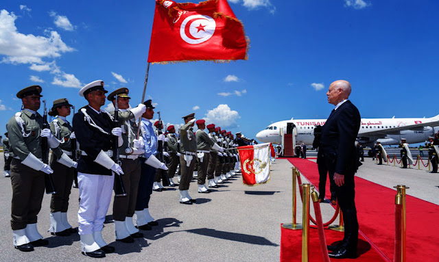 Première visite du président tunisien Kaïs Saïed à Paris