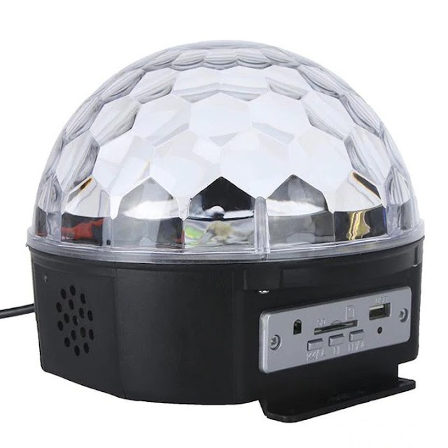 Led Işıklı Bluetooth lu Lazer Disko Topu